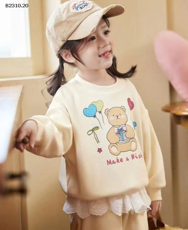 BỘ NỈ XINH BÉ GÁI-Giá sỉ 126k