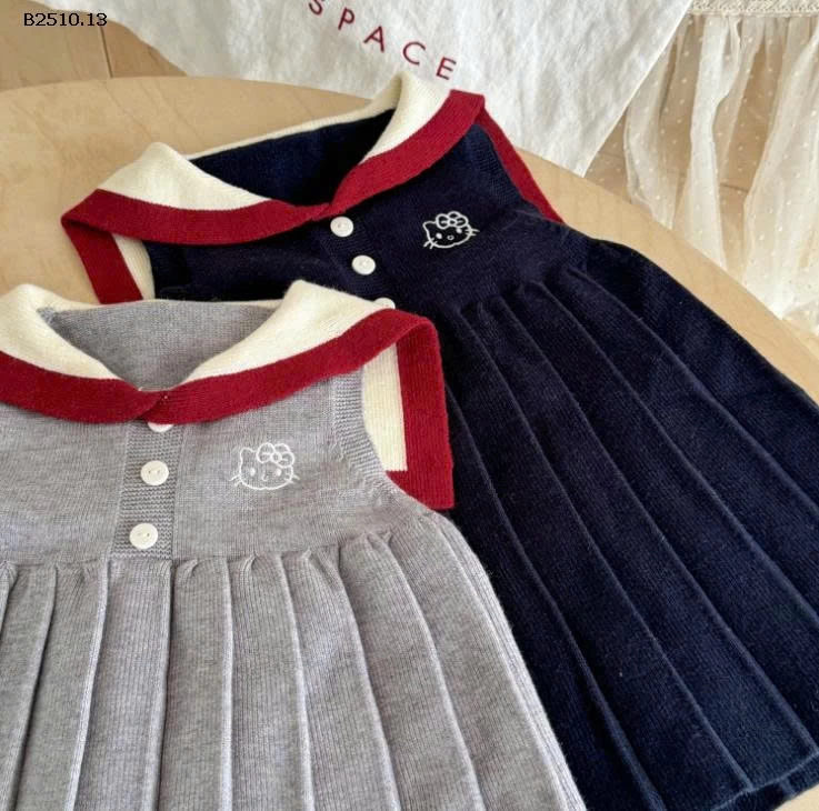 VÁY SÁT NÁCH XẾP LY CỔ THỦY THỦ BÉ GÁI-Giá sỉ 165k