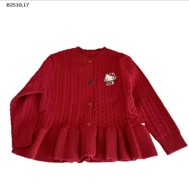ÁO LEN ĐỎ KITTY -Giá sỉ 168k