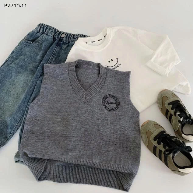 Áo len gile nhà Huzhou Zhili - sỉ 135k 