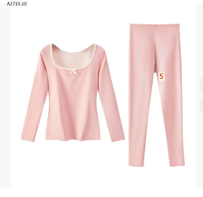 SET GIỮ NHIỆT CỔ VUÔNG CHO NỮ  - sỉ 146k