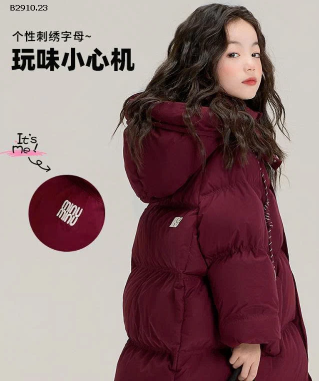 ÁO KHOÁC PHAO DÁNG DÀI CHO BÉ-Giá sỉ 345k