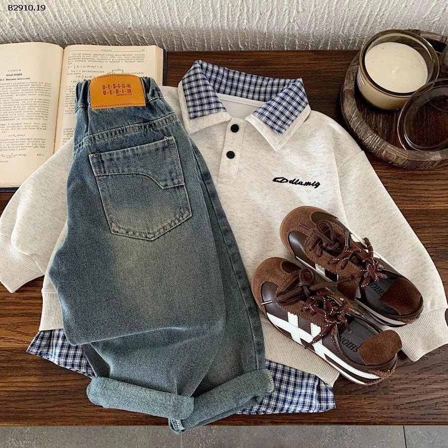 Quần jeans bé trai 2025 -sỉ 186k