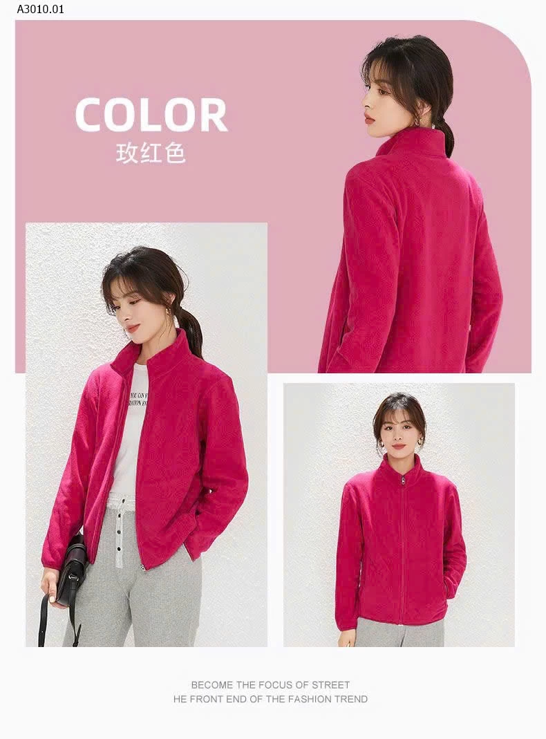 Áo khoác nỉ cừu nữ chính hãng YAYA 2025 - sỉ 349k