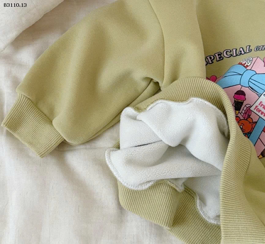 ÁO NỈ HOẠT HÌNH BG -Giá sỉ 150k