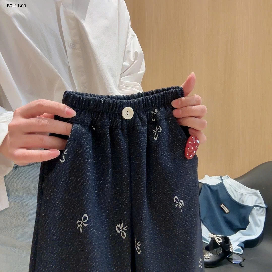  Quần ống rộng phối chân ren bg -Giá sỉ 90-120   85k 130-160   94k