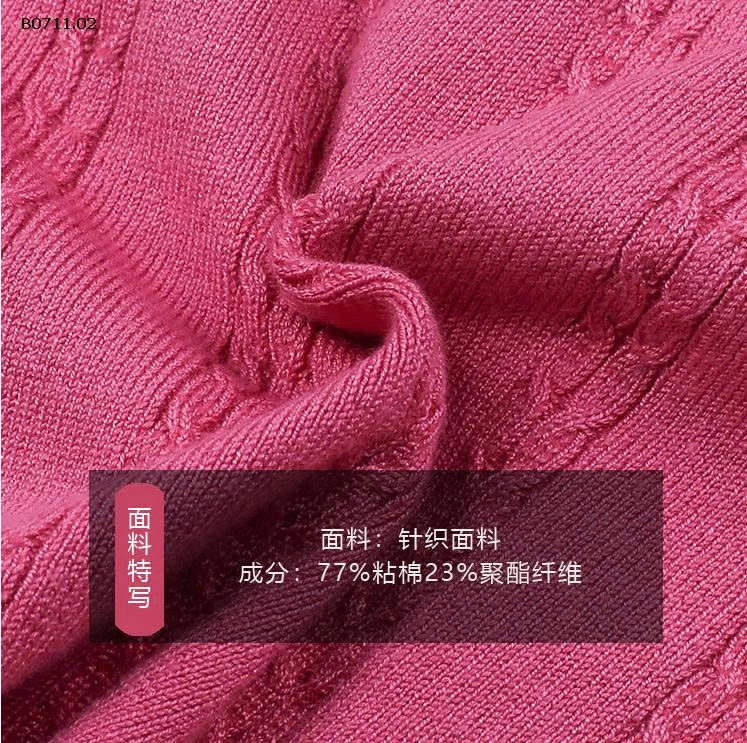 Áo polo len cộc tay hãng AMBB -Giá sỉ  139k