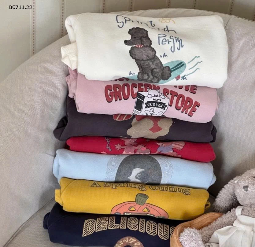 Áo nỉ cho bé trai và bé gái nhà AMBB - giá sỉ  size 90-150 : 165k size 160 : 177k size 170 : 193k