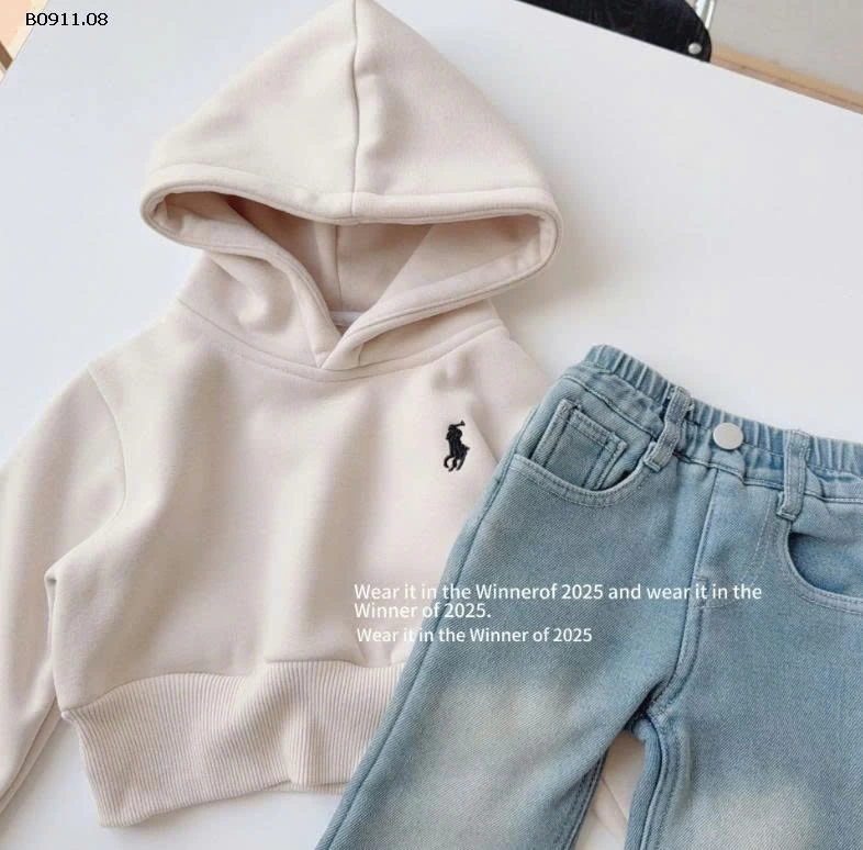 ÁO HOODIE BASIC BÉ GÁI- sỉ 202k