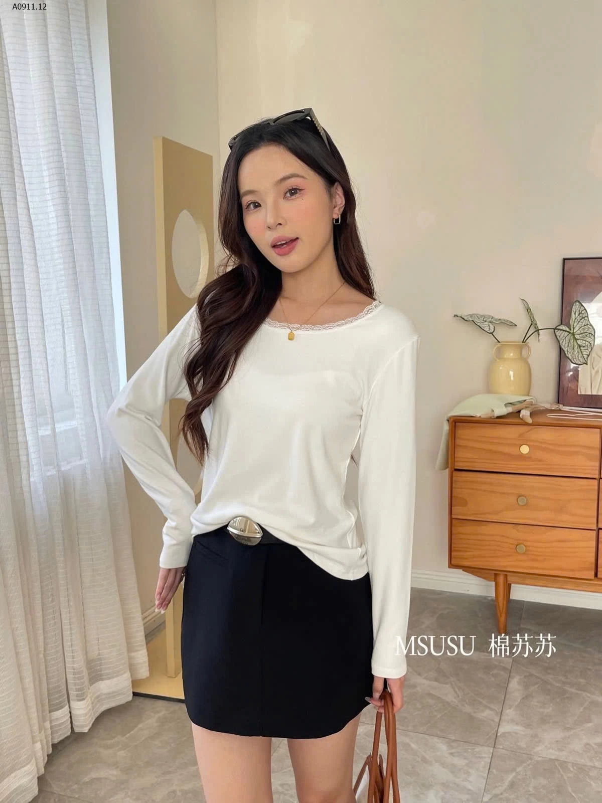 ÁO DÀI TAY CỔ REN NỮ - sỉ 110k