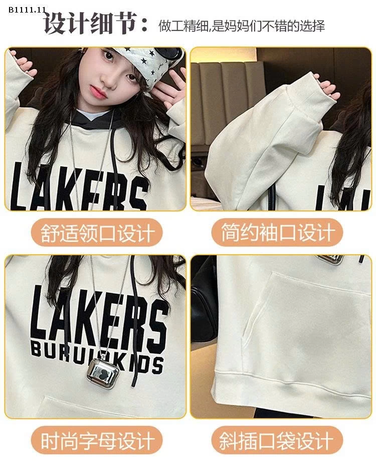 ÁO HOODIE LAKERS- sỉ 222k
