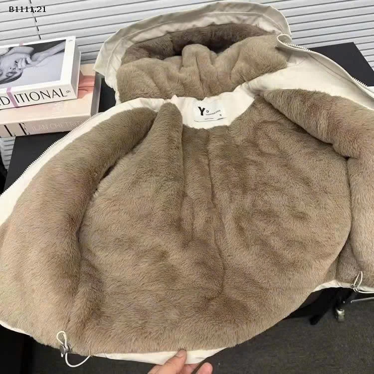 Áo khoác parka lót lông cừu cho bé trai-Giá sỉ 347k /1c