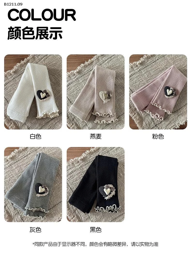  QUẦN LEGGING LEN TIM CHÂN BÈO BG- Giá sỉ 77k /1 chiếc (bán từ 2 chiếc)