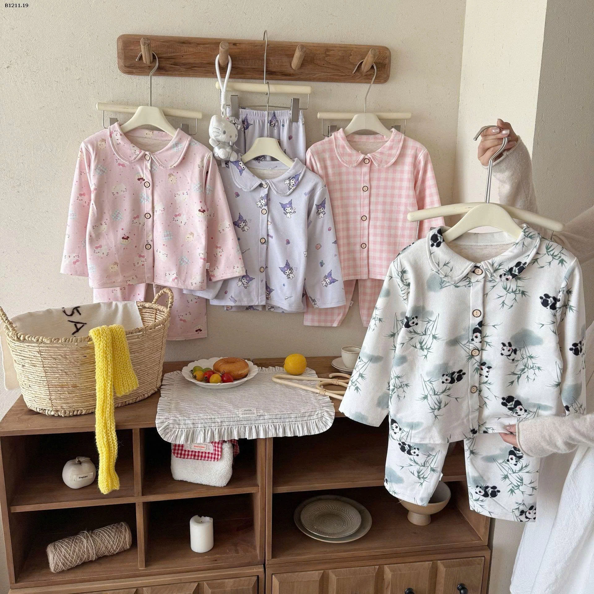  SET PIJAMA CỔ TRÒN QCCC -Giá sỉ  sz80-120 :  115k sz 130-160 :   138k