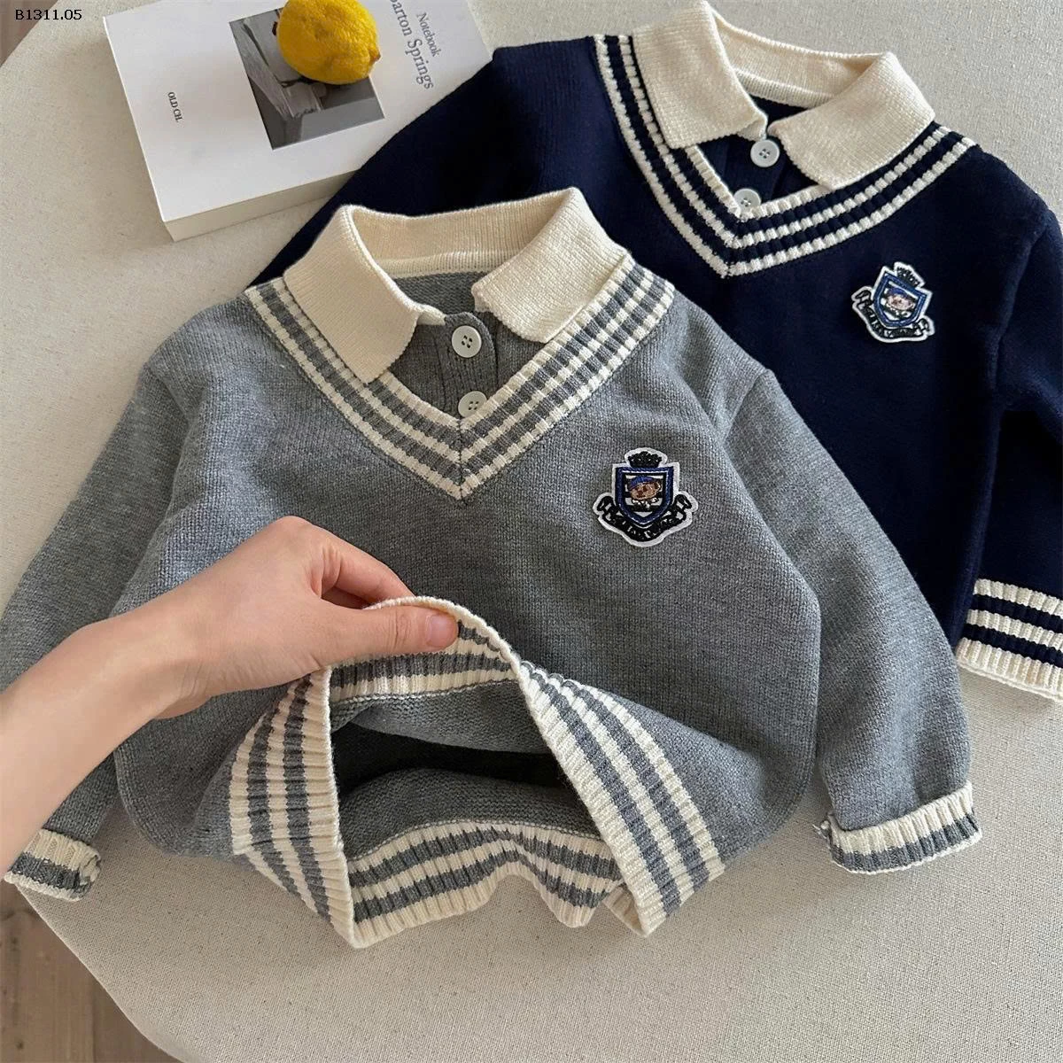 ÁO LEN CỔ POLO BT -Giá sỉ 177k