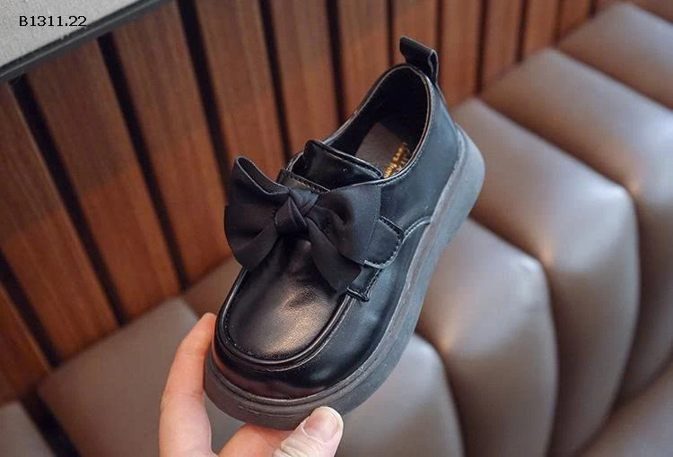 GIÀY LOAFER NƠ XINH CHO BÉ GÁI -Giá sỉ  sz 23-25:  130k   sz   26-30: 140k     sz  31-36: 155k