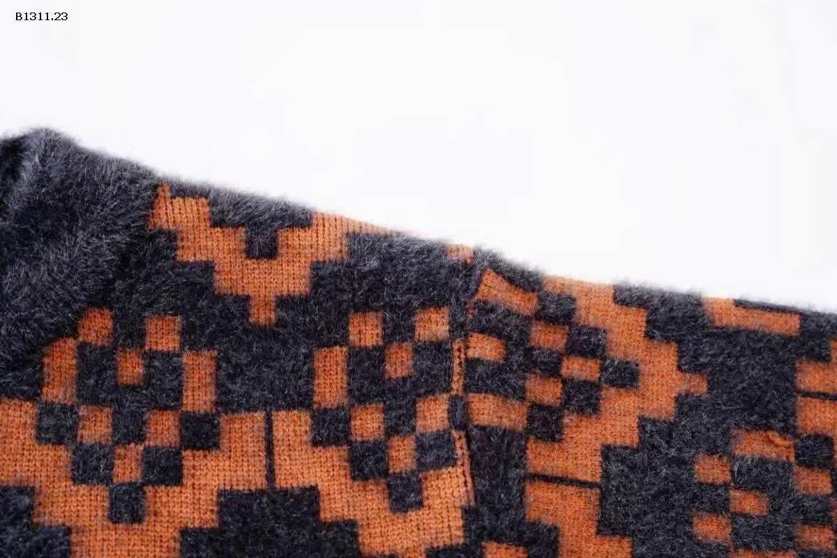 ÁO LEN HỌA TIẾT CỔ TRÒN CHO BÉ-Giá sỉ 135k