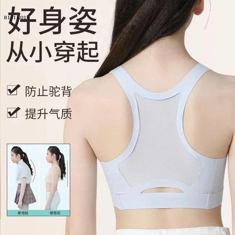 ÁO LÁ CHỐNG GÙ CHO BÉ GÁI-Giá sỉ 145k/set 4c 