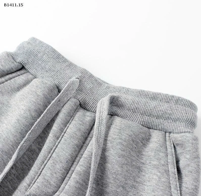 Quần dài lót lông cừu phong cách Hàn Quốc thu đông mới cho trẻ em-Giá sỉ 137k