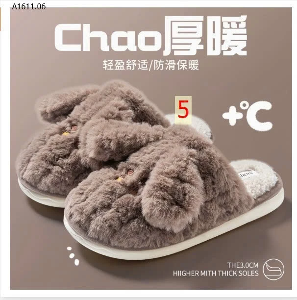 Dép bông hình cún siêu đáng yêu-Giá sỉ 79k