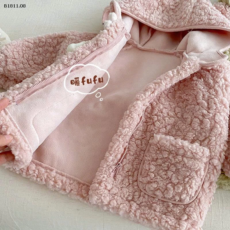 ÁO KHOÁC LÔNG TAI GẤU-Giá sỉ 222k