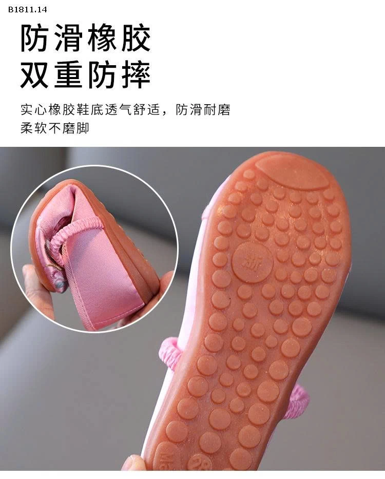 Giày búp bê thêu cổ trang cho bé -Giá sỉ 88k