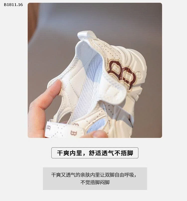 GIÀY QUAI DÁN THOÁNG KHÍ CHO BÉ -Giá sỉ  sz 22-31 :   179k sz 32-36 :  190k