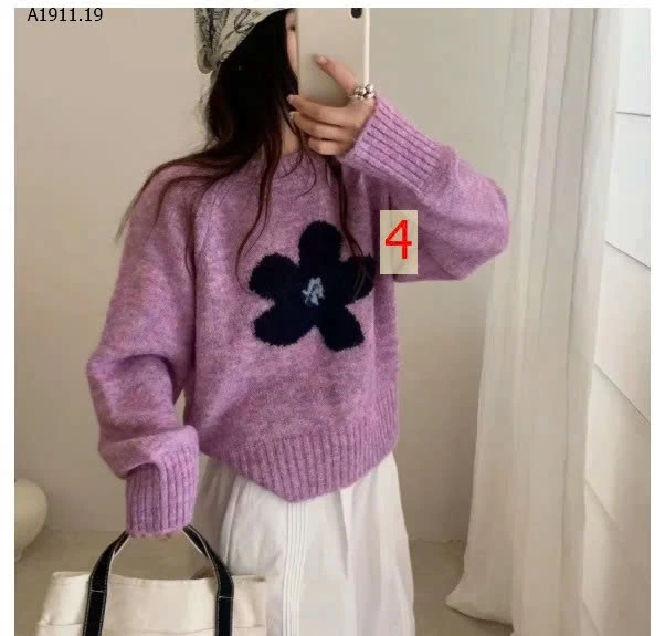 ÁO LEN HOA XINH- sỉ 159k