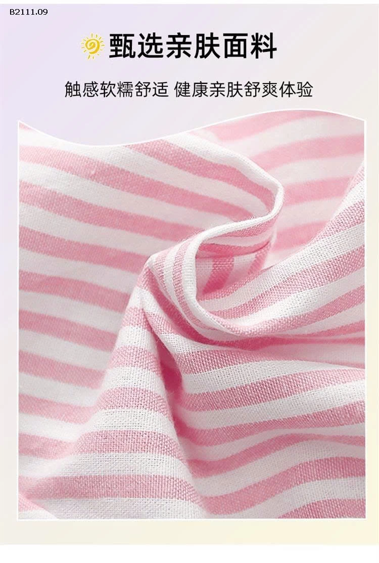 Bộ áo vest chấm bi mới mùa hè 2025 cho bé gái-sỉ 188k