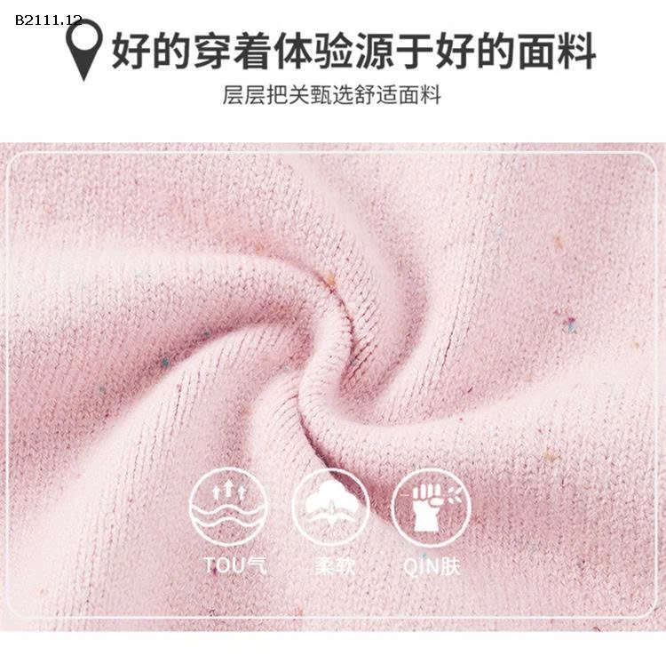 Áo len áo len dệt kim hoạt hình cho bé gái-sỉ 224k