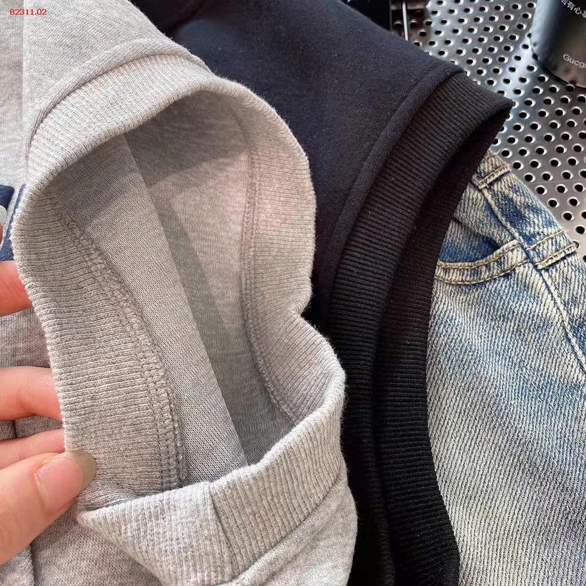 ÁO GHILE NỈ CÓ MŨ RANM-Giá sỉ 160k