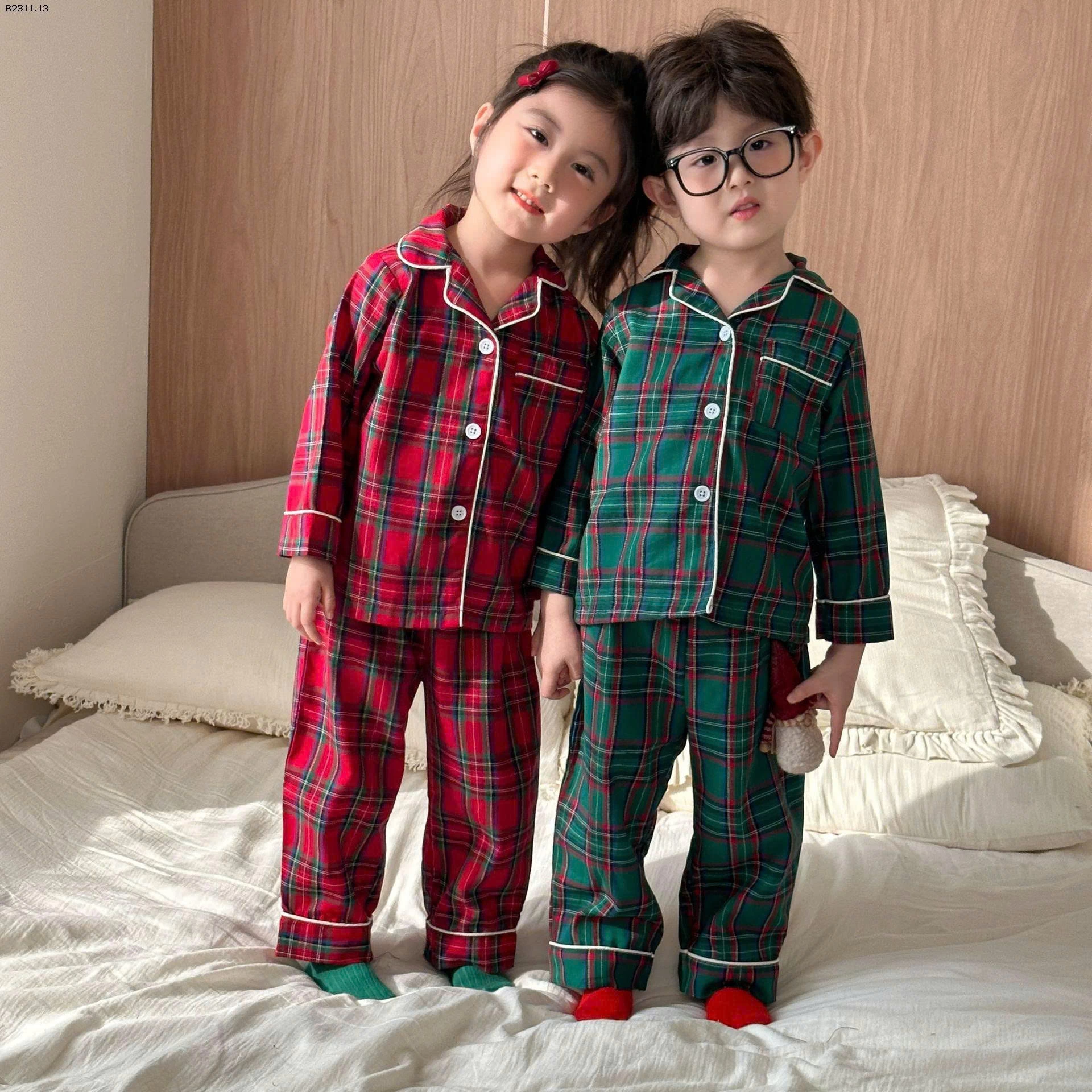 BỘ PIJAMA MẶC NHÀ CHO BÉ-Giá sỉ 205k