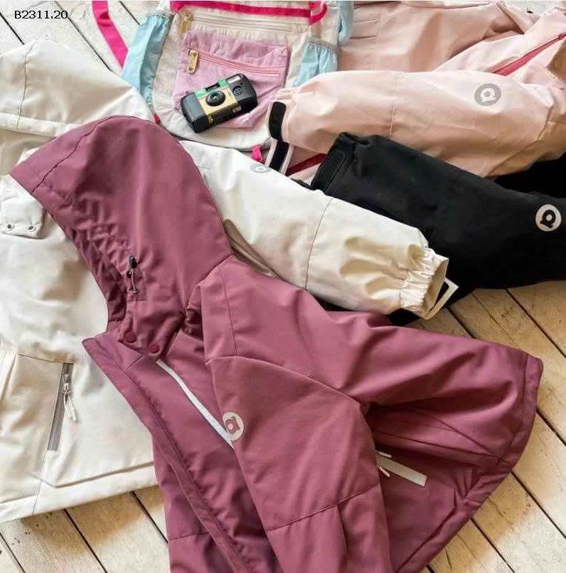 Áo khoác gió trần bông chống thấm cao cấp nhà AMBB -Giá sỉ Sz 90-150: 410k