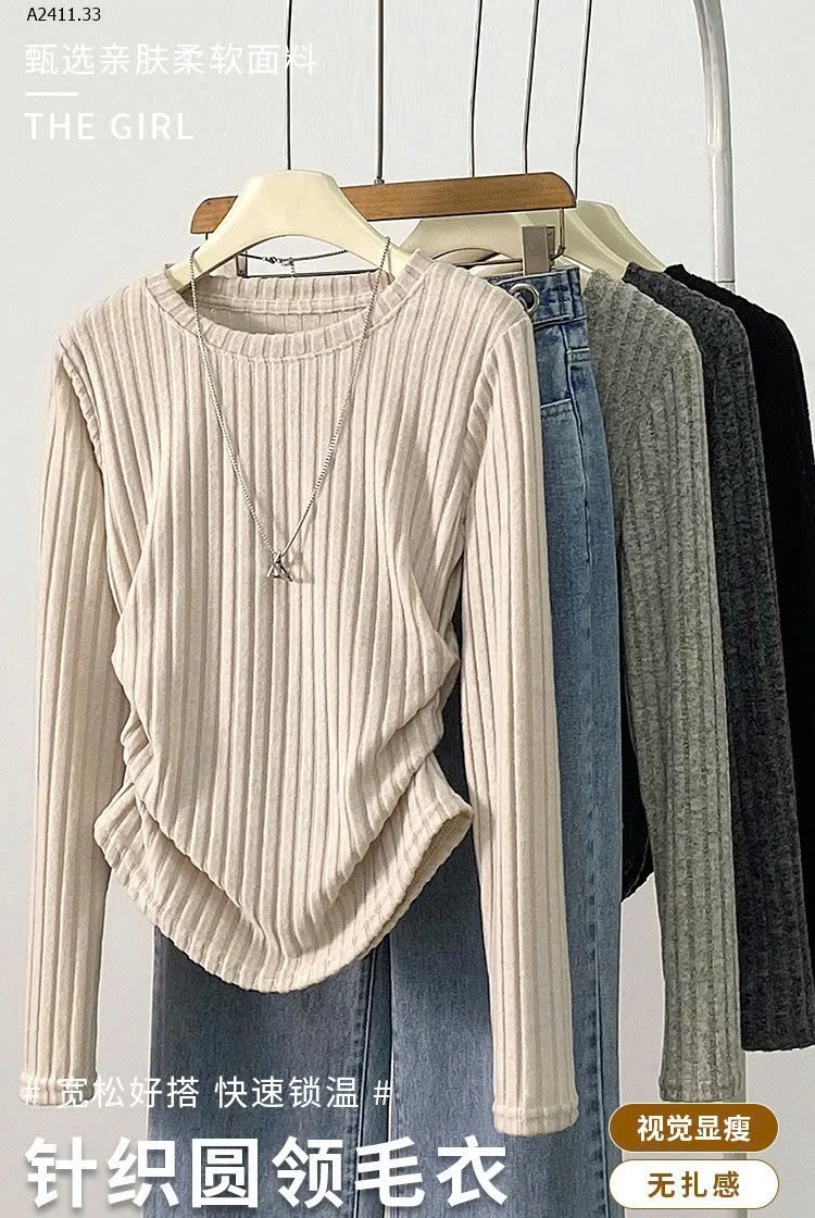 ÁO NỈ LEN RÚT EOGiá sỉ 99k