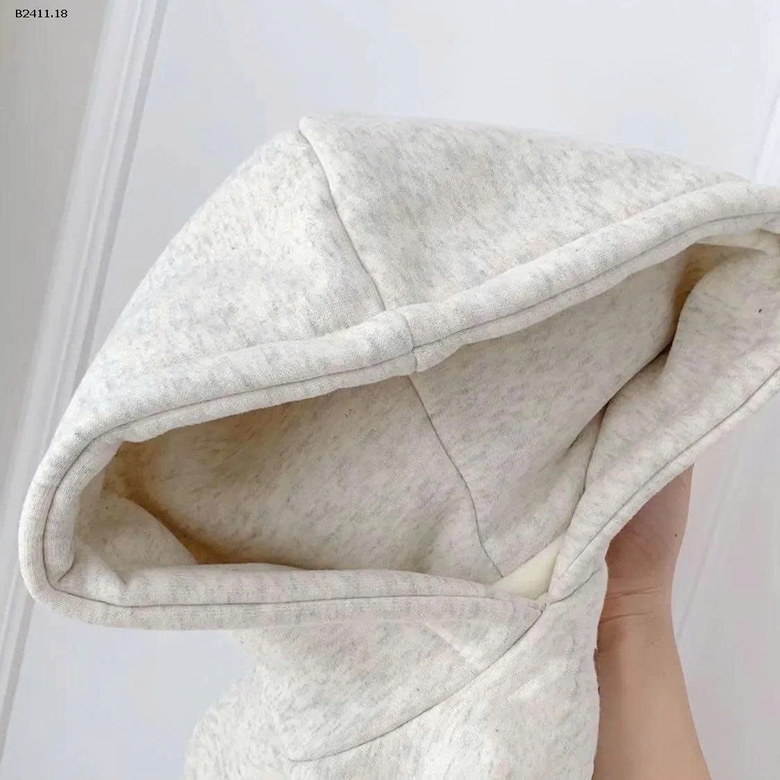 Áo nỉ dày lót lông cừu thời trang thu đông cho bé gái-Giá sỉ 145k