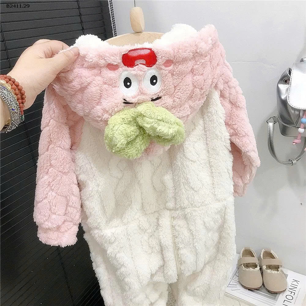 BỘ NGỦ LÔNG ẤM ÁP CUTE CHO BÉ -Giá sỉ 234k