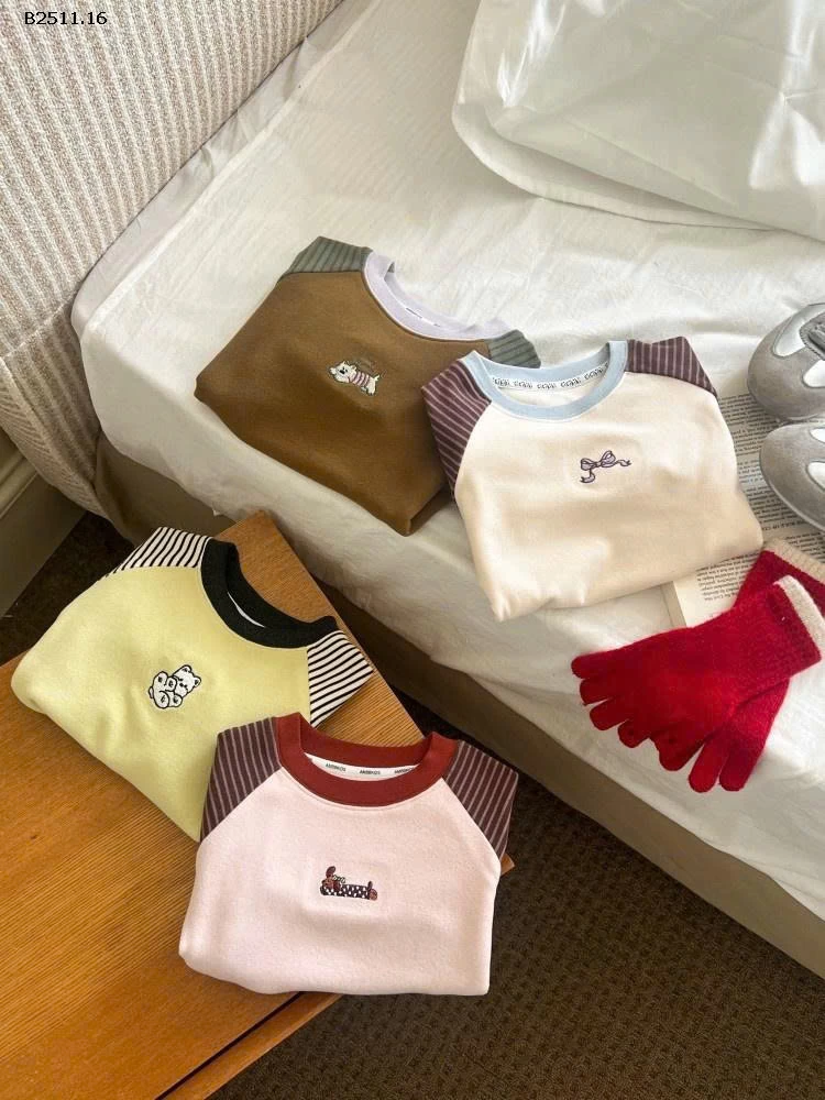 Áo len lông cừu ấm áp  phong cách Hàn Quốc NHÀ AMBB - Giá sỉ  sz 90-150: 145k  sz 160:  158k  sz 170 : 169k