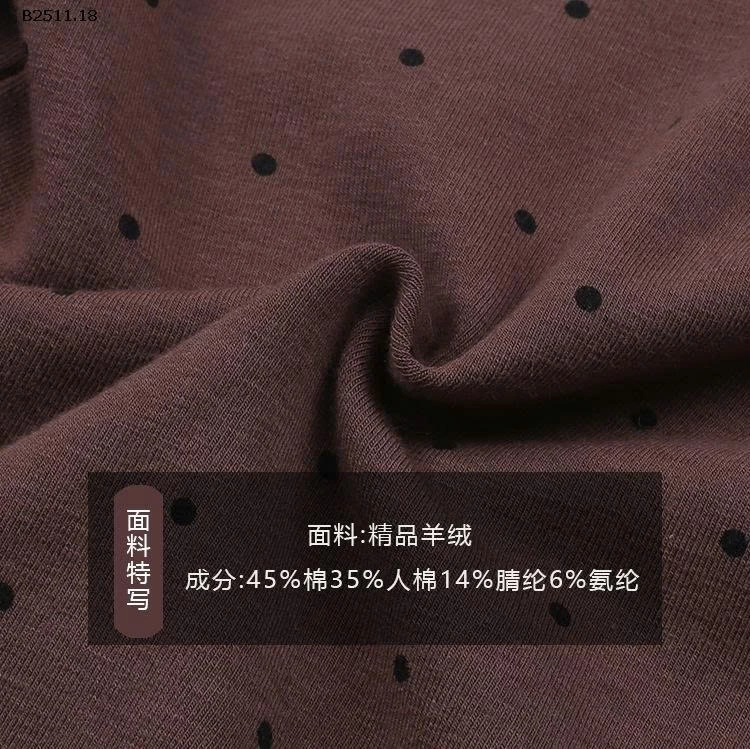 Áo giữ nhiệt cổ lọ chấm bi ngọt ngào NHÀ AMBB - Giá sỉ  sz 90-150: 109k  sz 160:  118k  sz 170 : 129k