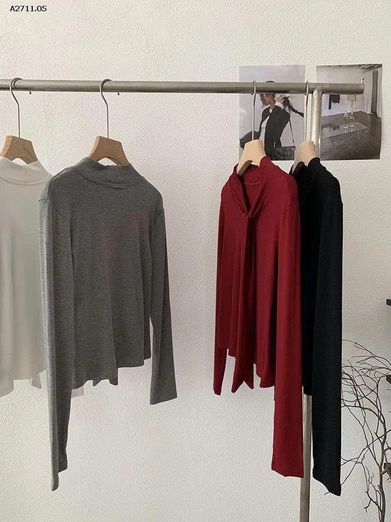 ÁO THUN DÀI TAY GIẢ KHĂN- sỉ 145k