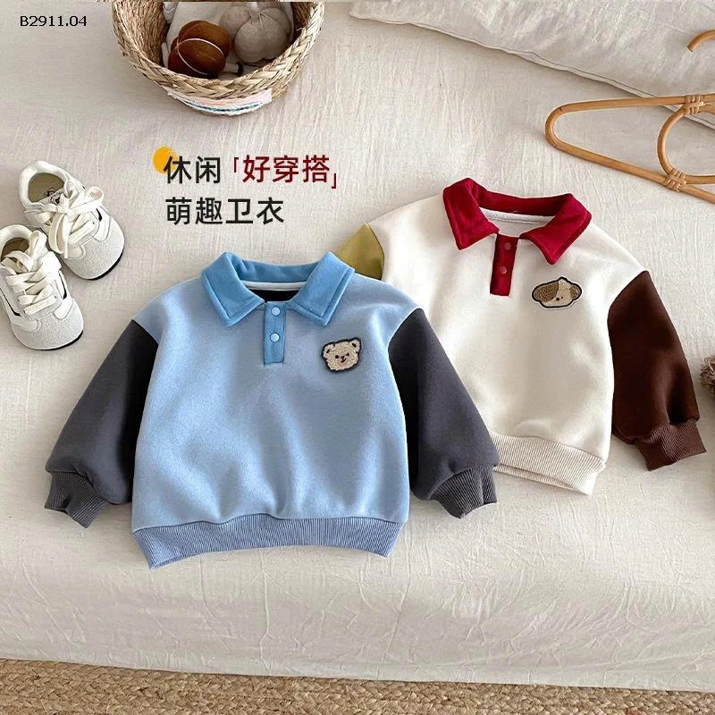 ÁO POLO NỈ PHỐI MÀU BT - sỉ 155k