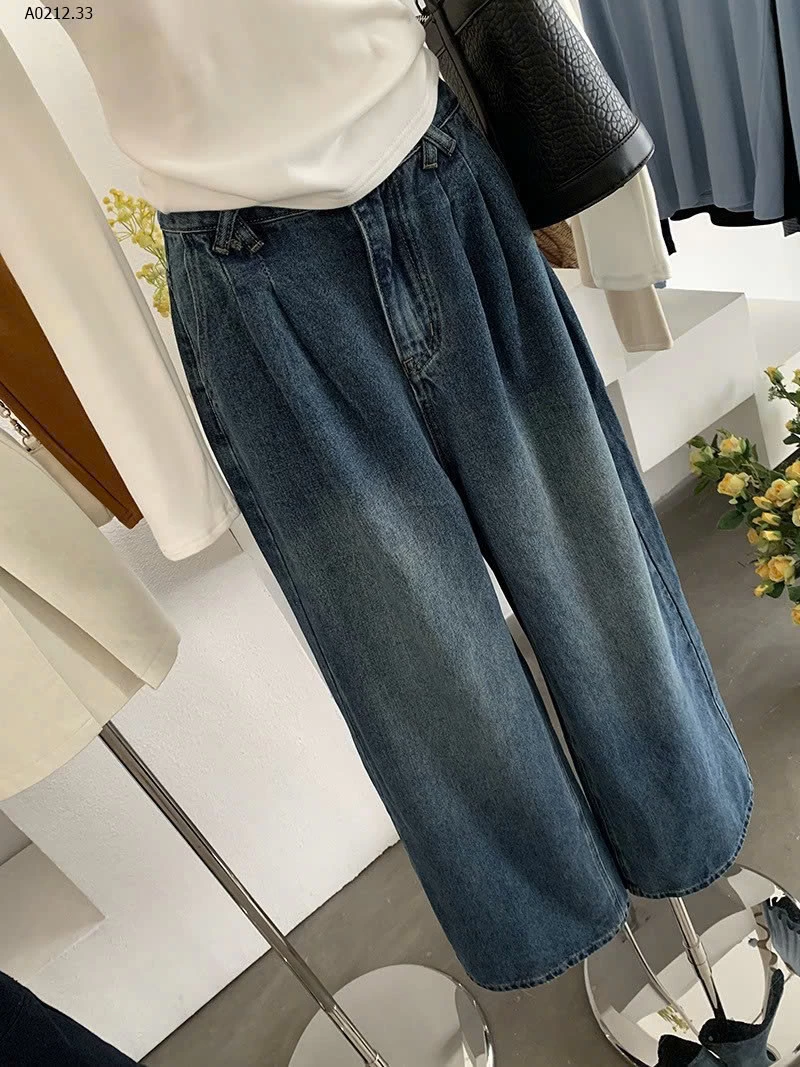 QUẦN JEAN ỐNG RỘNG CÁ TÍNH CHO NỮ-sỉ 318k