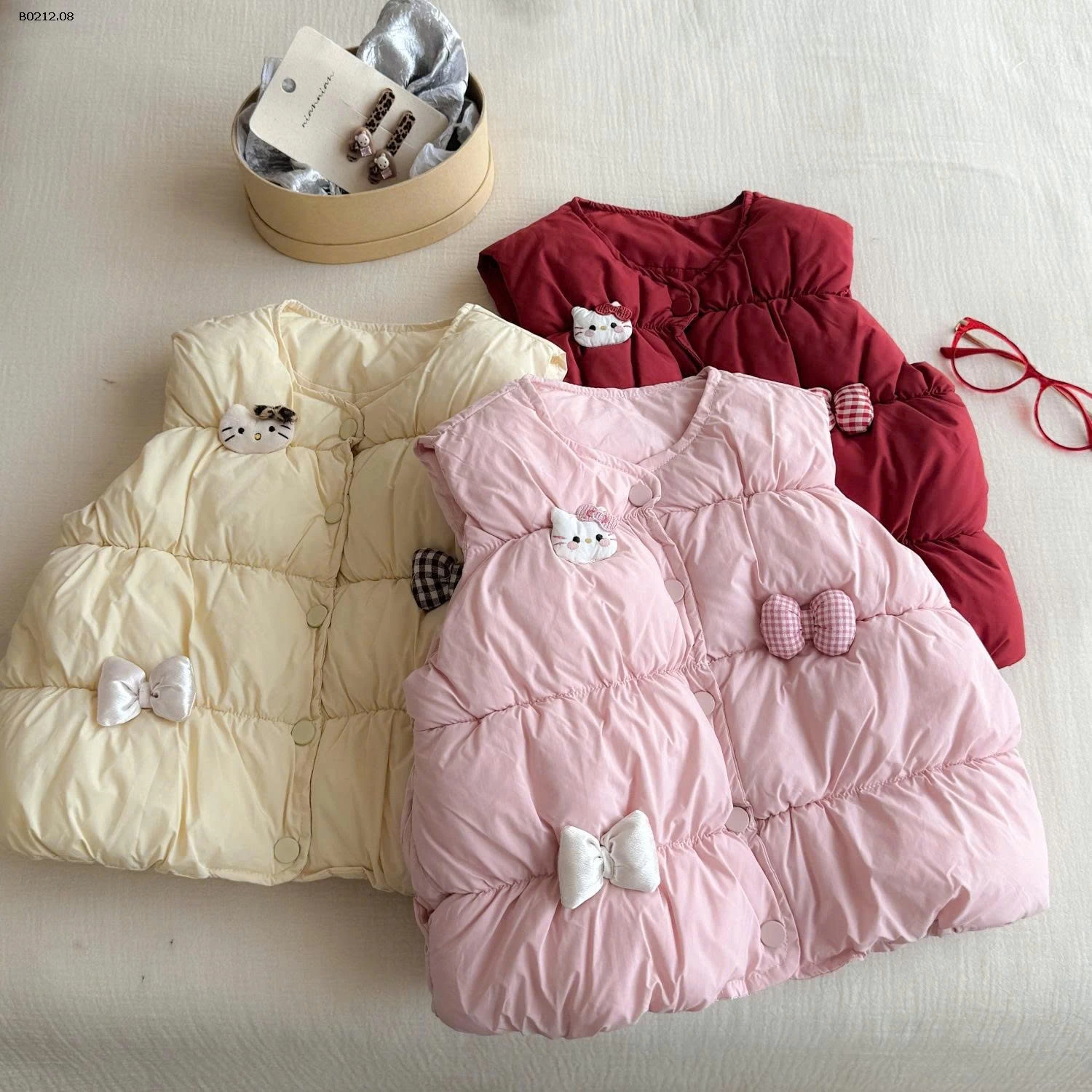 ÁO GILE PHAO HELLO KITTY BÉ GÁI-sỉ 183k