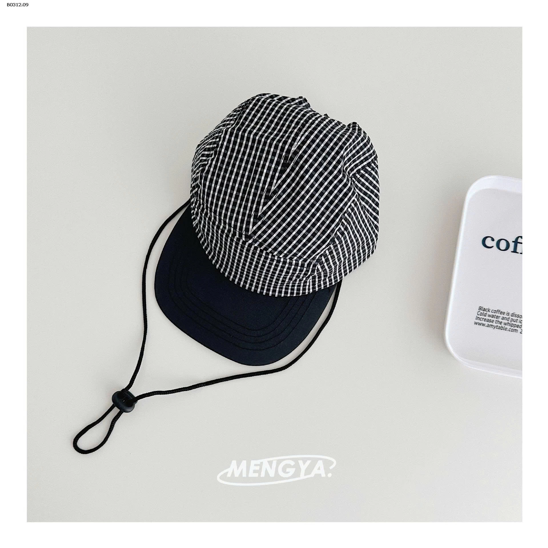 MŨ KẾT CARO TÁN RỘNG-sỉ 97k