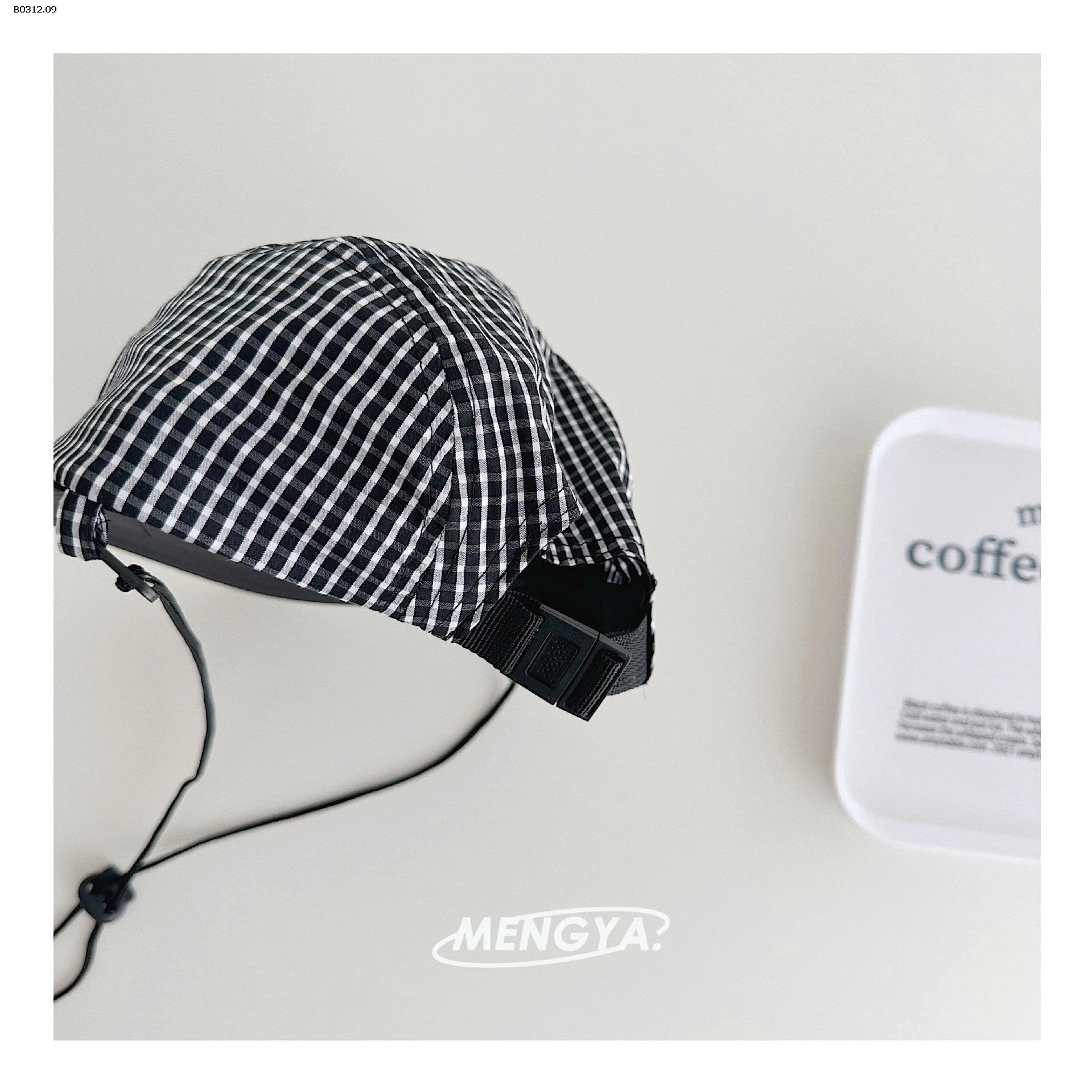 MŨ KẾT CARO TÁN RỘNG-sỉ 97k