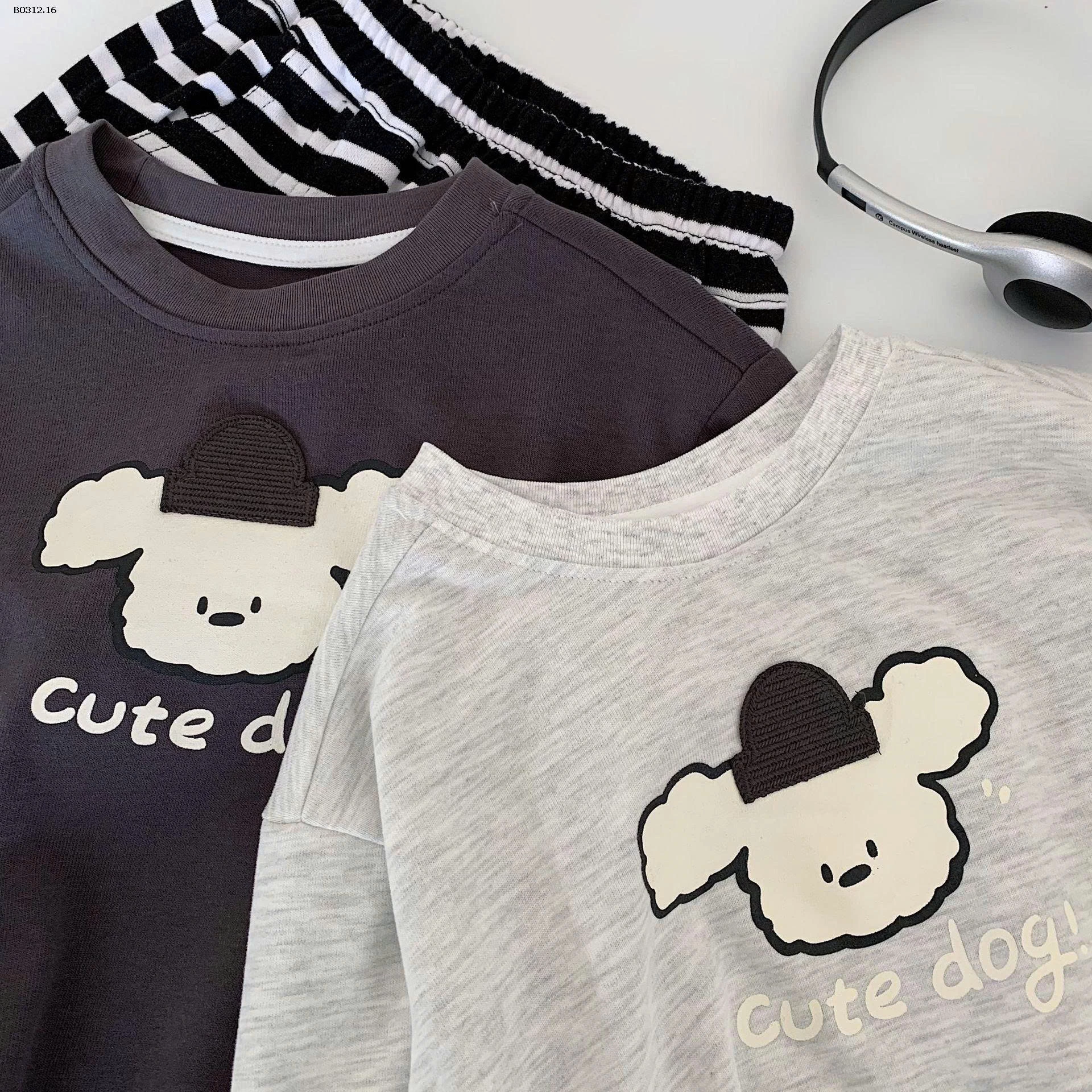 ÁO THUN HÌNH CÚN MAIBAO BT-sỉ 127k