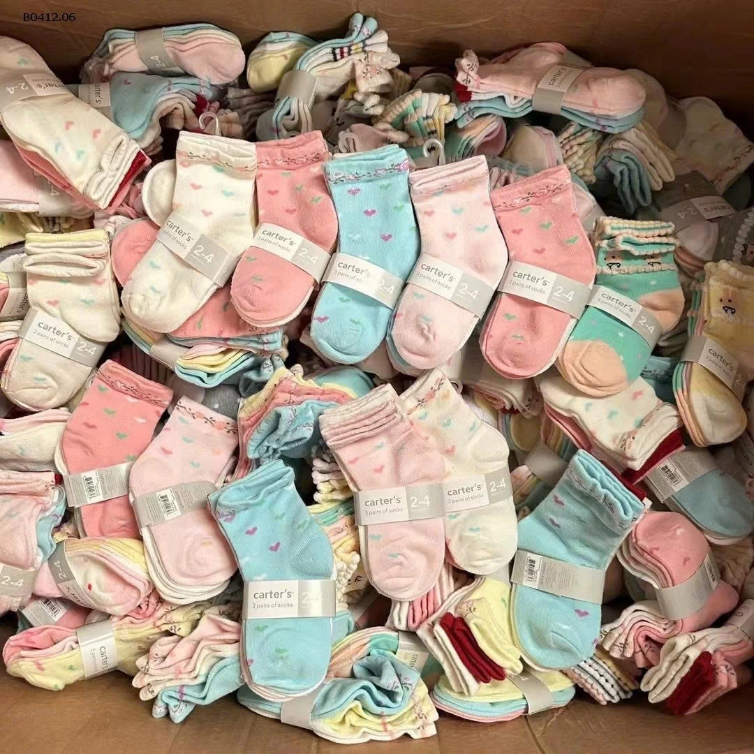 COMBO 15Đ TẤT CARTER NGUYÊN LÔ XỊN XÒ -sỉ 135k