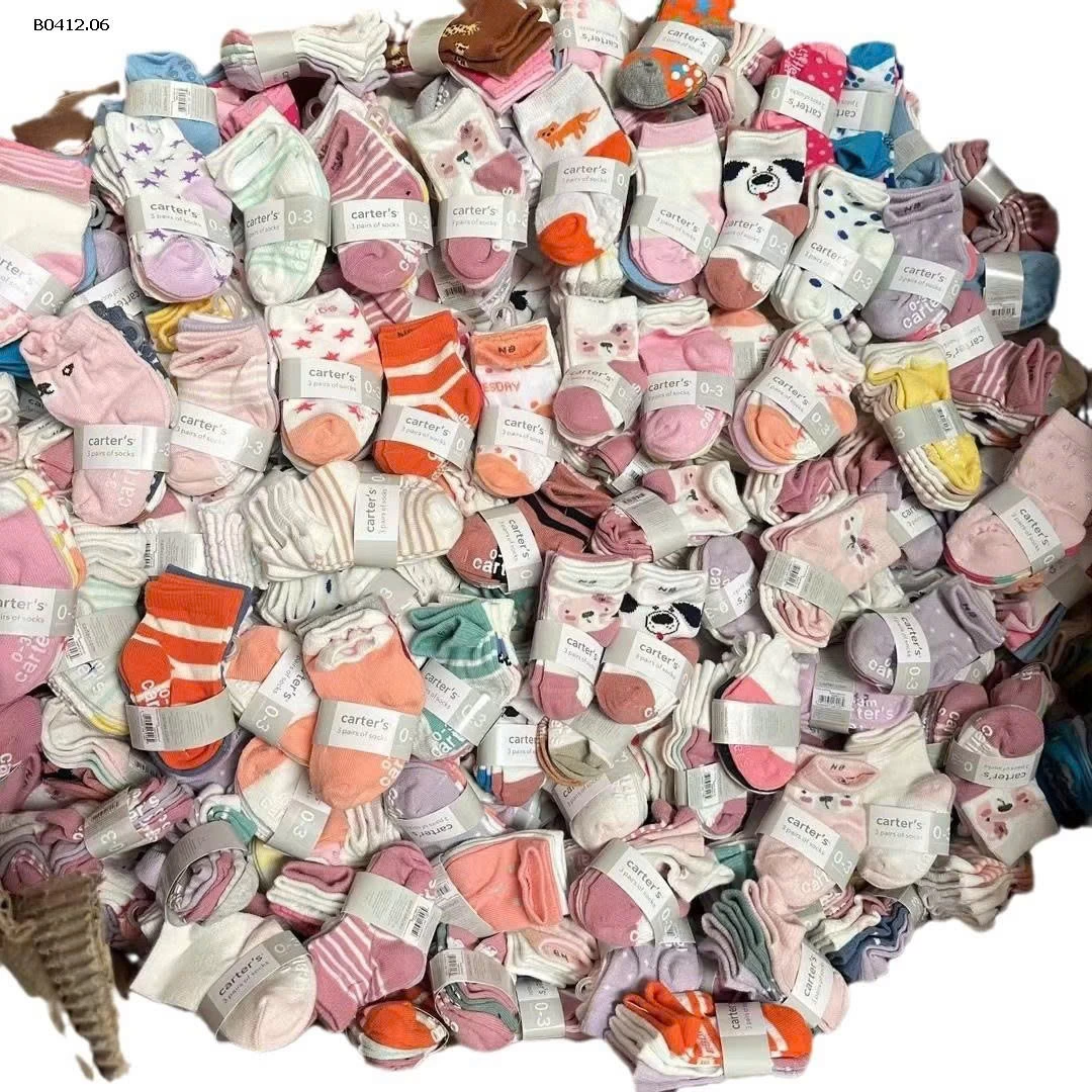 COMBO 15Đ TẤT CARTER NGUYÊN LÔ XỊN XÒ -sỉ 135k