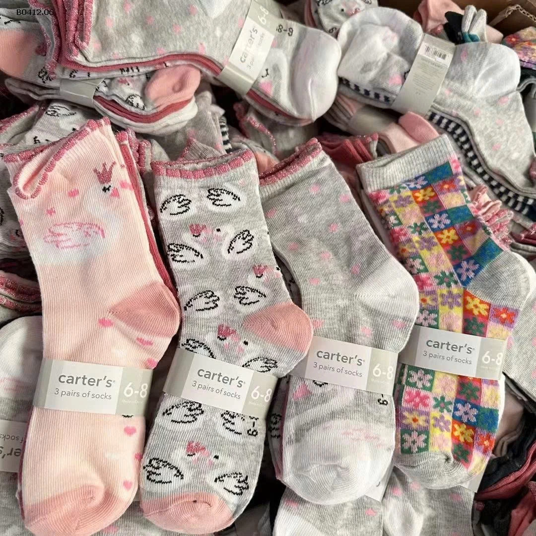 COMBO 15Đ TẤT CARTER NGUYÊN LÔ XỊN XÒ -sỉ 135k