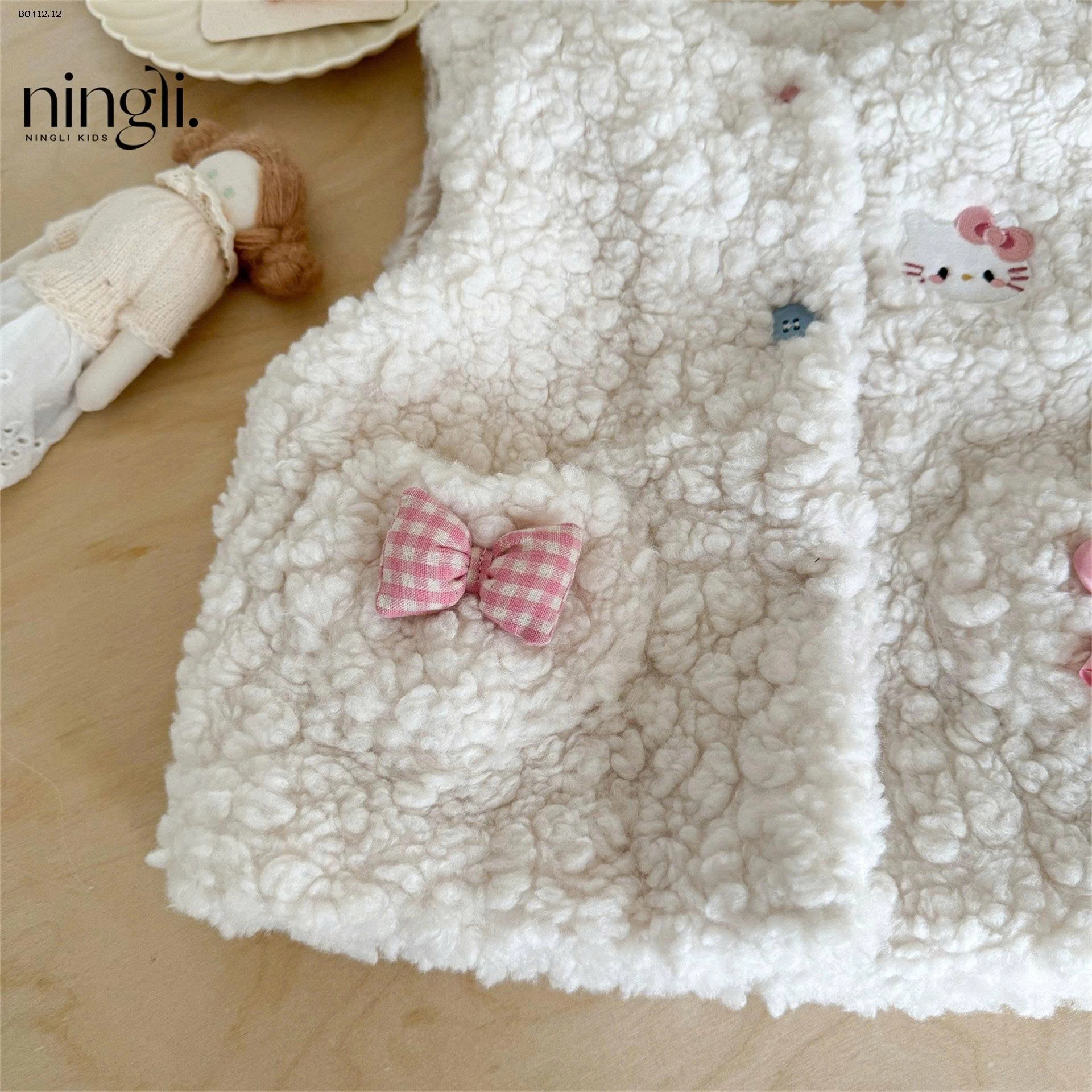 ÁO GILE LÔNG CỪU HÃNG NINGLI CHO BÉ-sỉ 141k