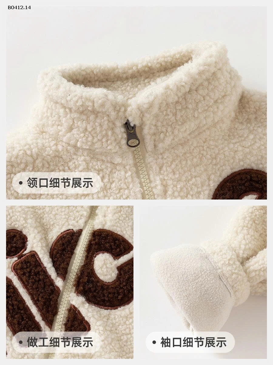 ÁO KHOÁC LÔNG TRẺ EM WELLKID  -sỉ 185k